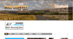 Desktop Screenshot of goldcountryrunandsport.com